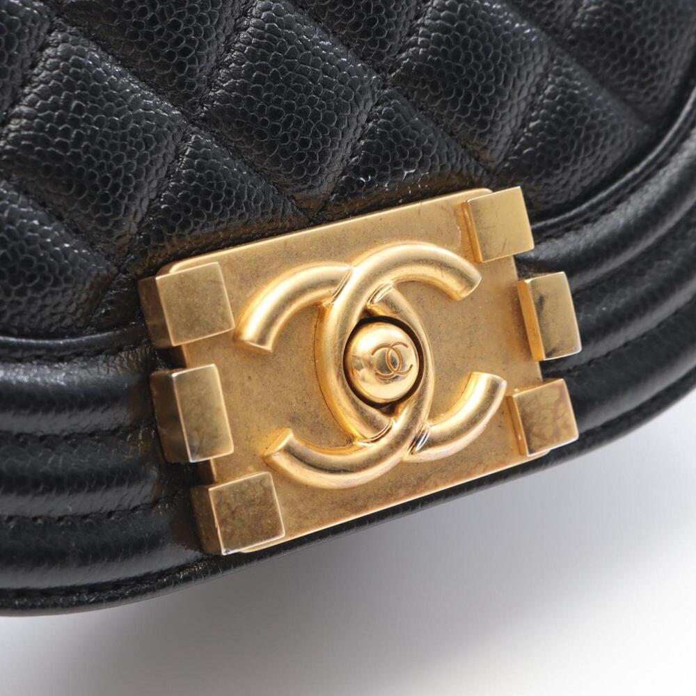 Chanel Boy Shoulder Bag/Handbag, Caviar Leather (Grained Calfskin), Women's, ... - Picture 8 of 9